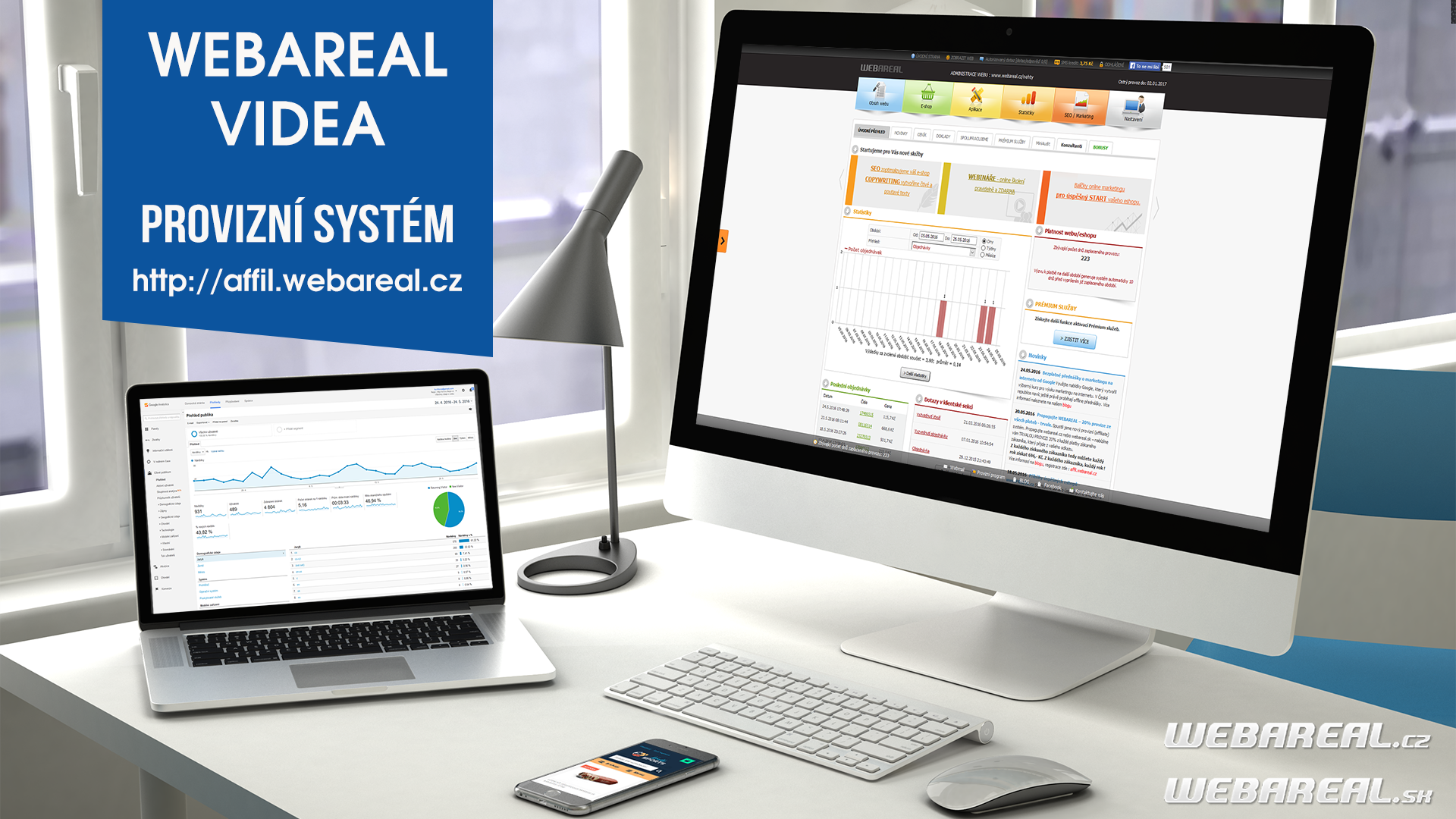 PROVIZNÍ SYSTÉM WEBAREAL – NÁVOD JAK ZAČÍT