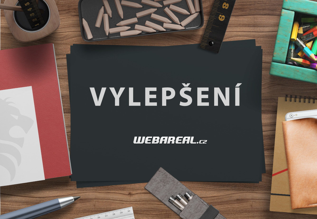 Upravená úvodní stránka administrace