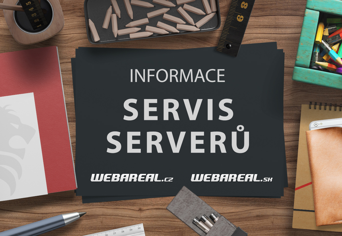PLÁNOVANÝ SERVIS SERVERŮ – VÝPADEK DOSTUPNOSTI