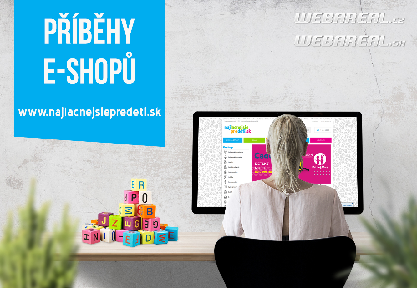 PŘÍBĚHY ÚSPĚŠNÝCH ESHOPŮ<br>www.najlacnejsiepredeti.sk