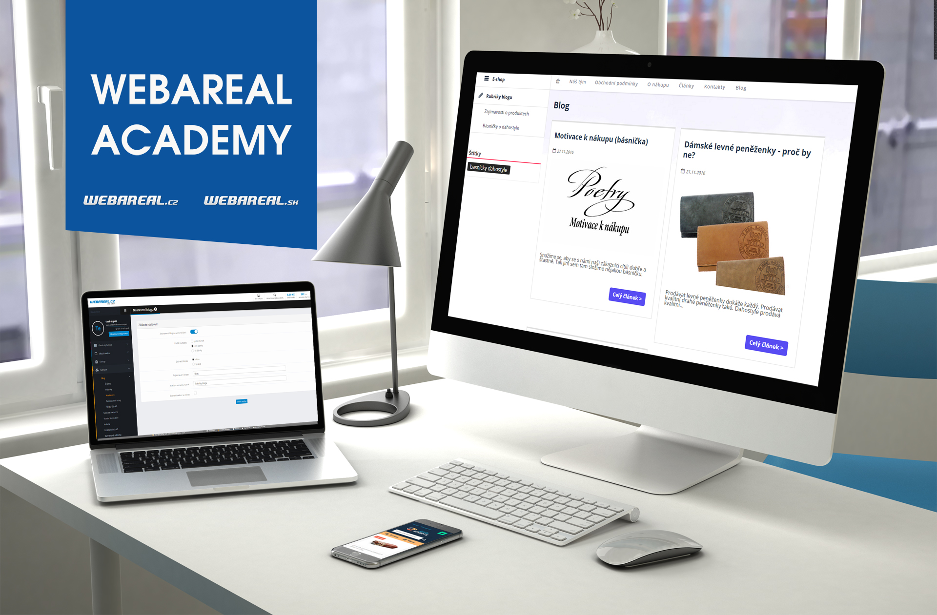 8. Blogování – Základní nastavení SEO: title, description, URL (Webareal Academy)
