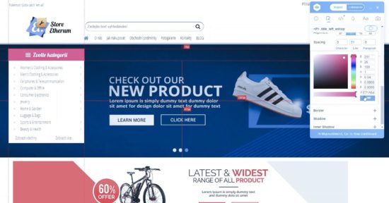 Editor šablon – upravte si své šablony