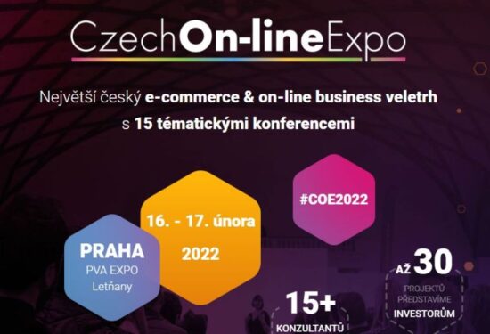 Vstupenka zdarma od Webarealu na Czech Online Expo