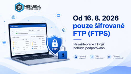 Důležité upozornění pro eshopaře využívající FTP přístup